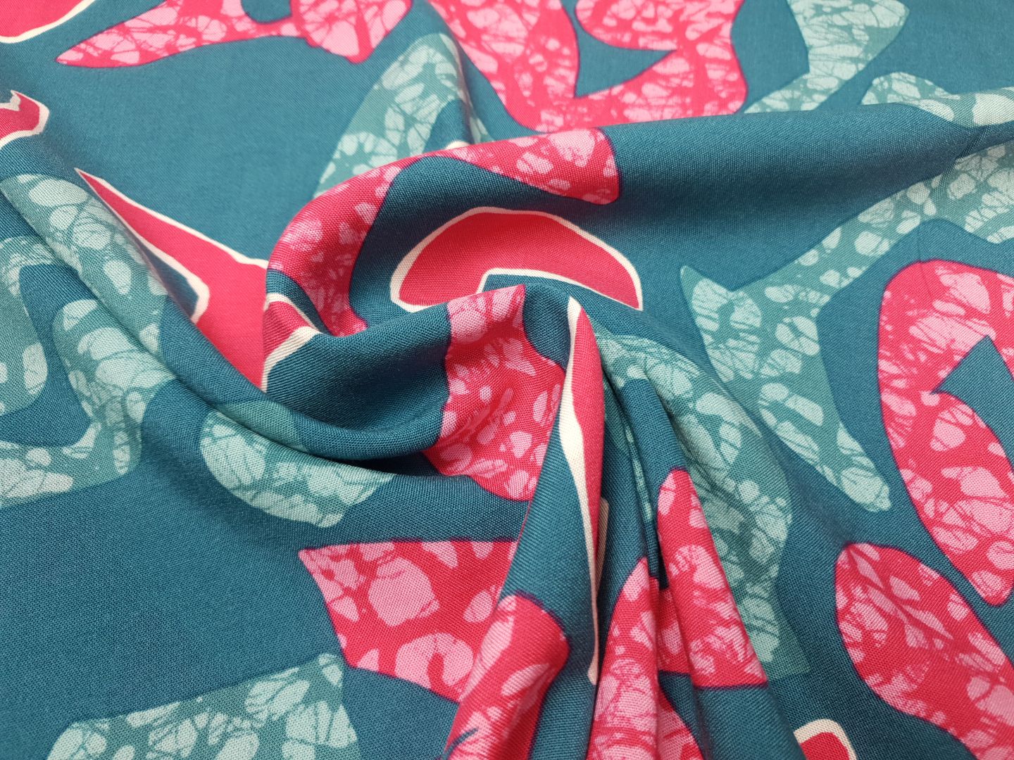 Spot Batic petrol/pink/mint