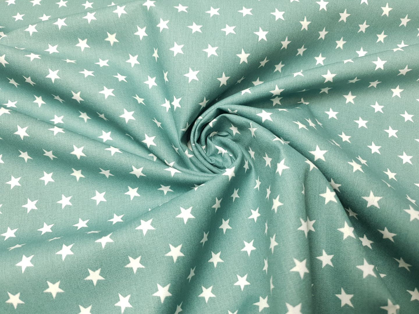 Stars dustygreen/weiss