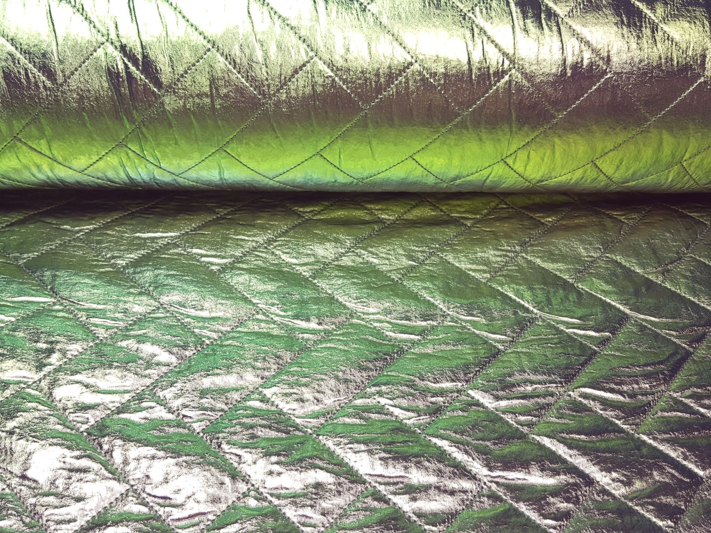 Einzelstück Stepper Poudre holografic silber/violett
