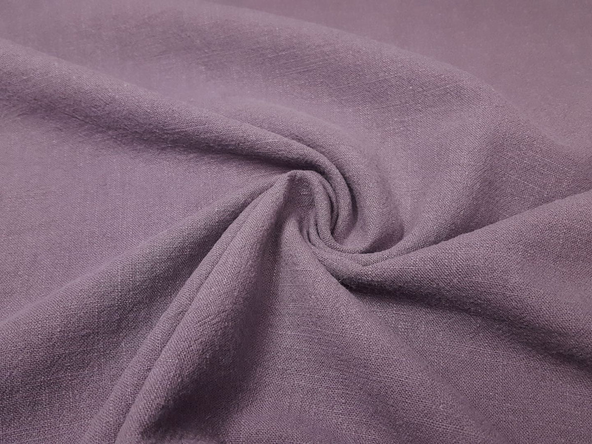 Stonewashed Leinen mauve