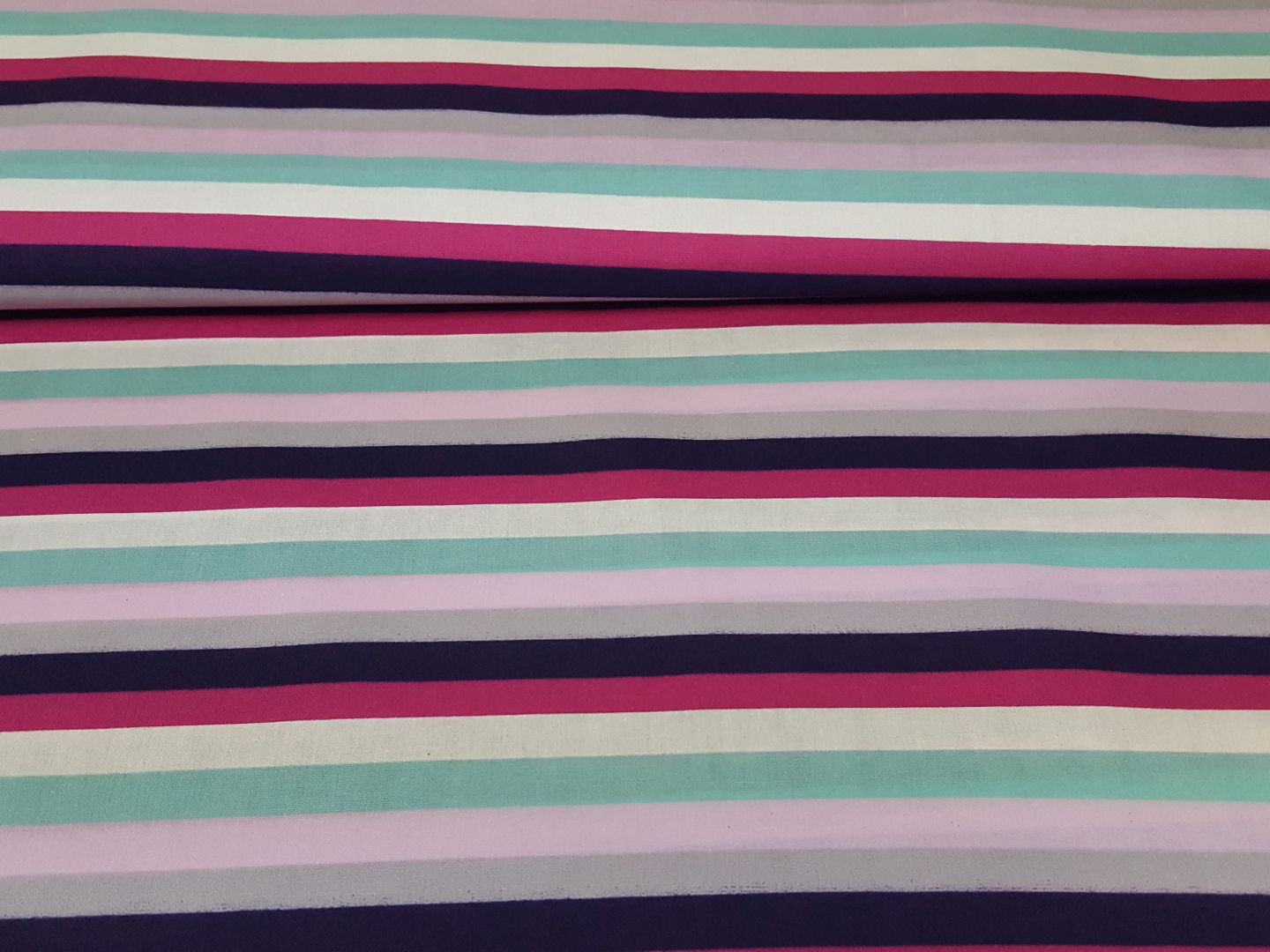Streifen pink/altrosa/mint/violett