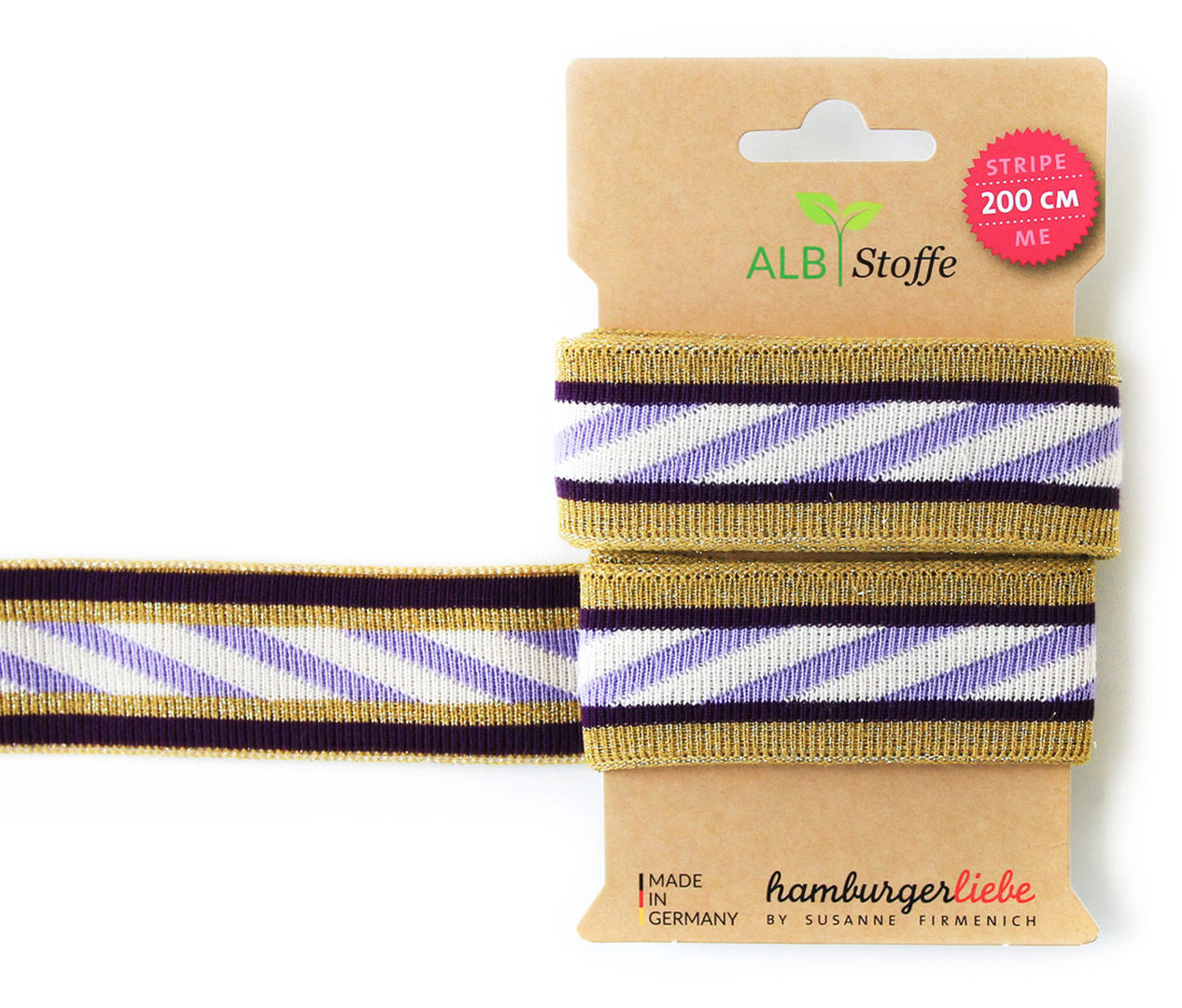 Checkpoint Stripe Me Ripsband gold/lila