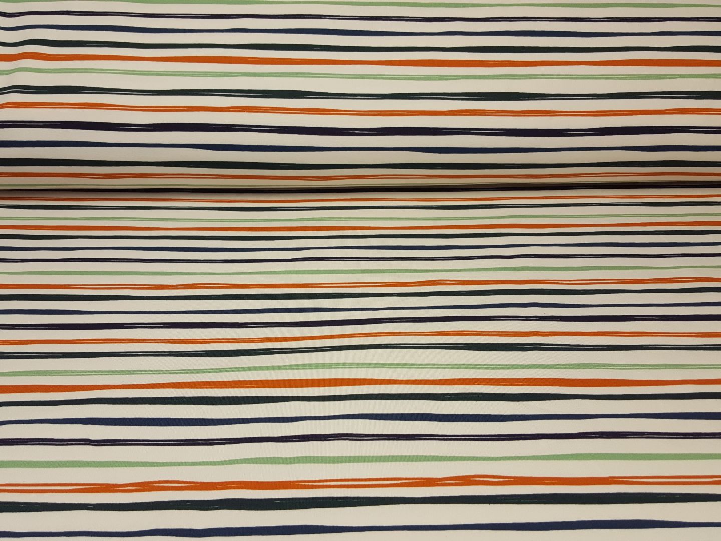 Stripes offwhite/blau/grün/orange