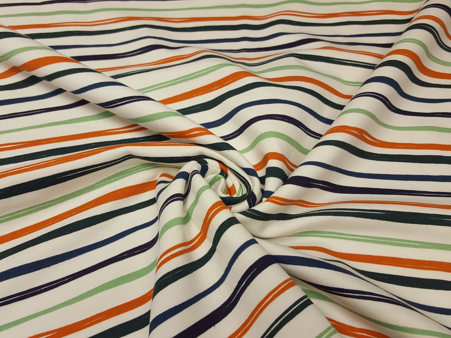 Stripes offwhite/blau/grün/orange