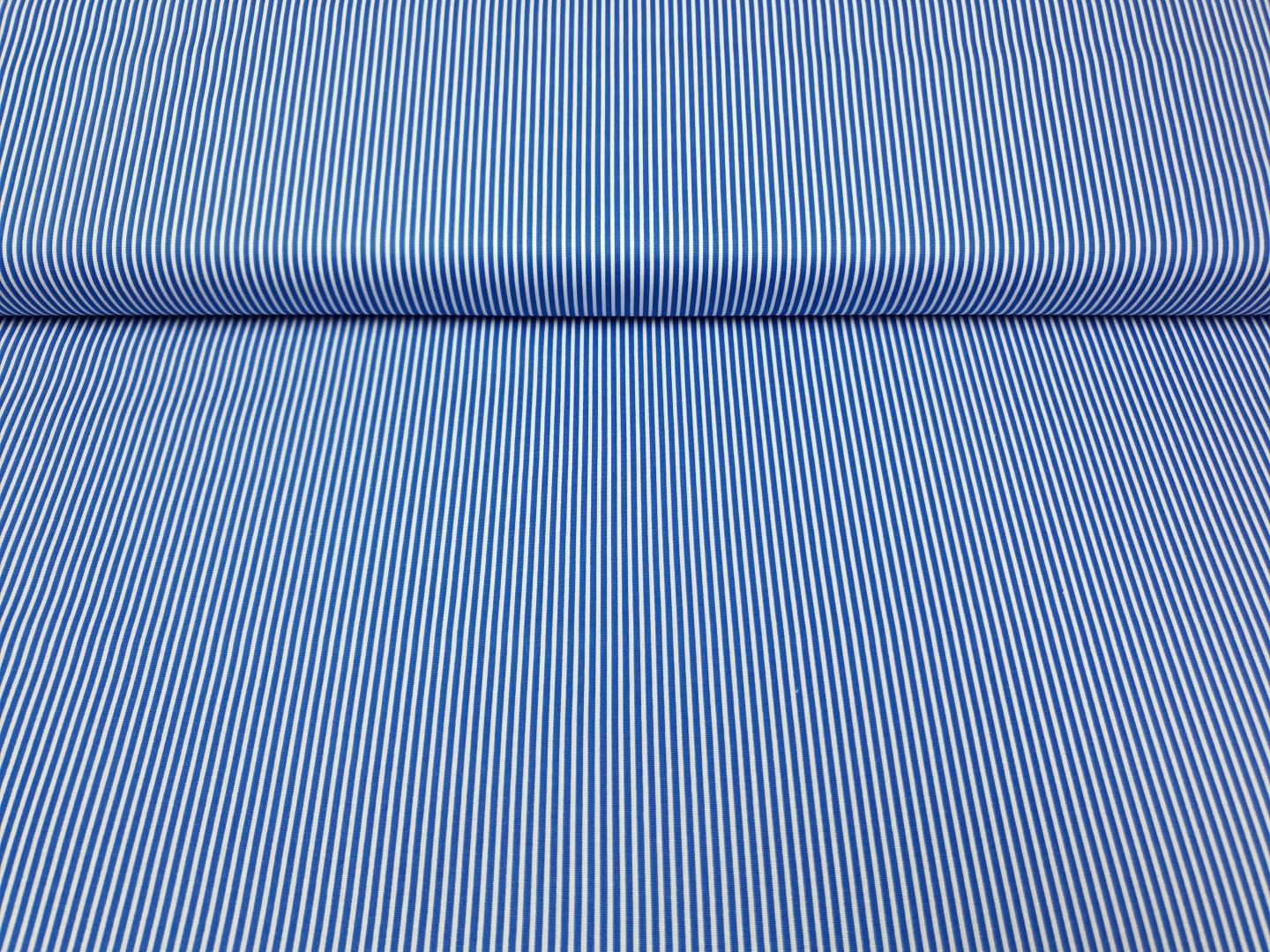Stripes royalblau/weiss