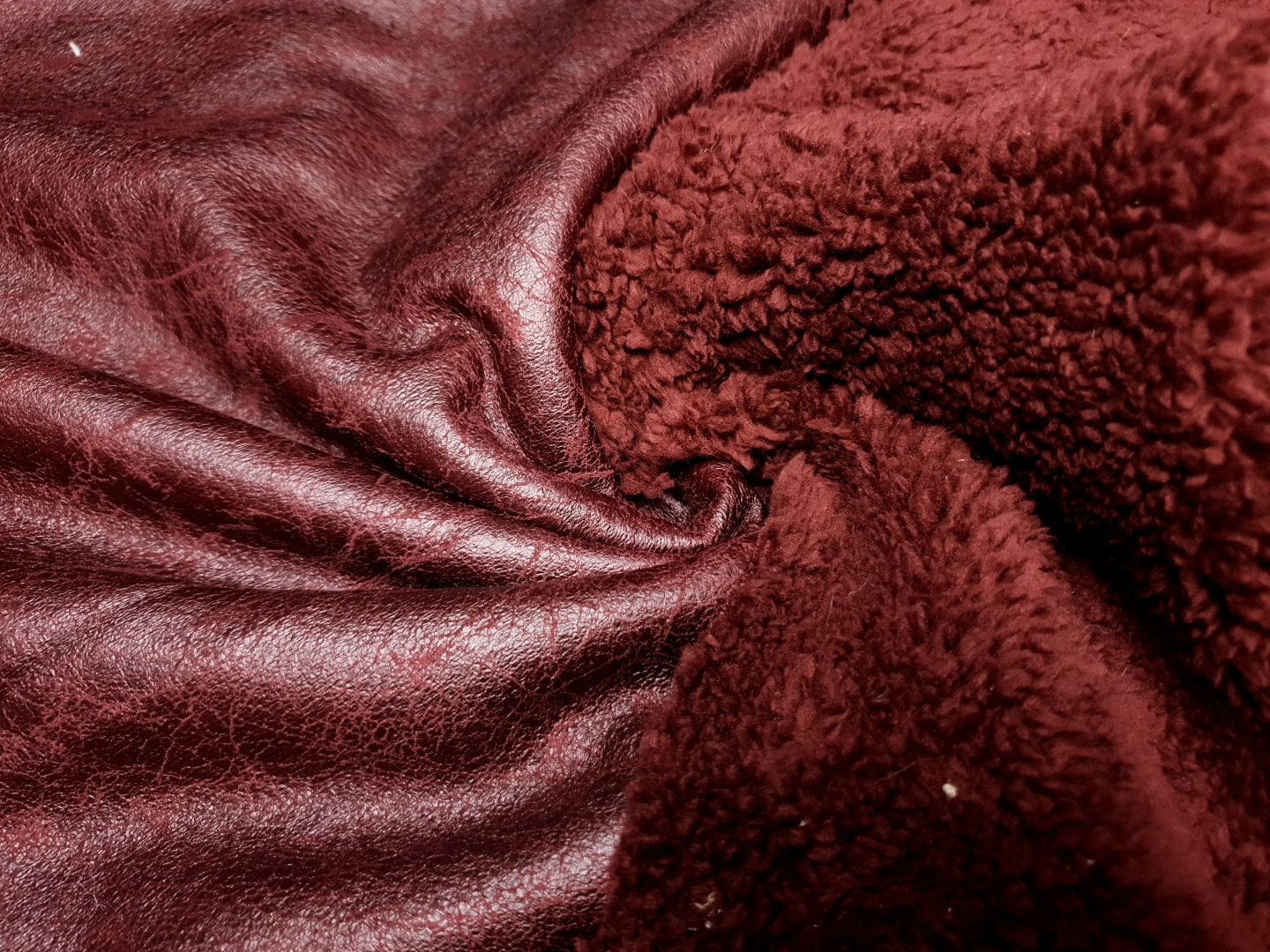 Suede Teddy bordeaux