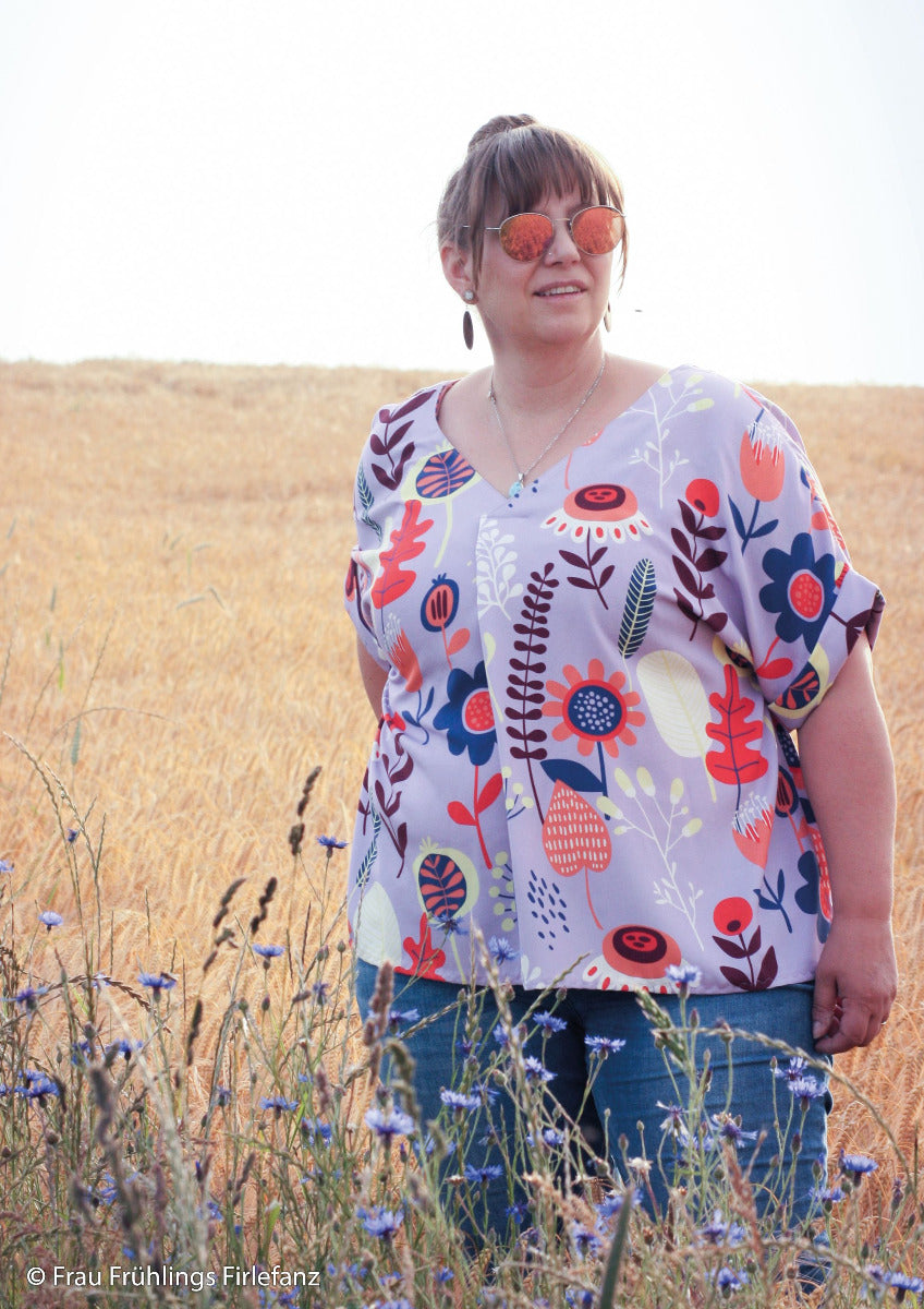 Choose Happy by käselotti lila/dunkelblau/lachs