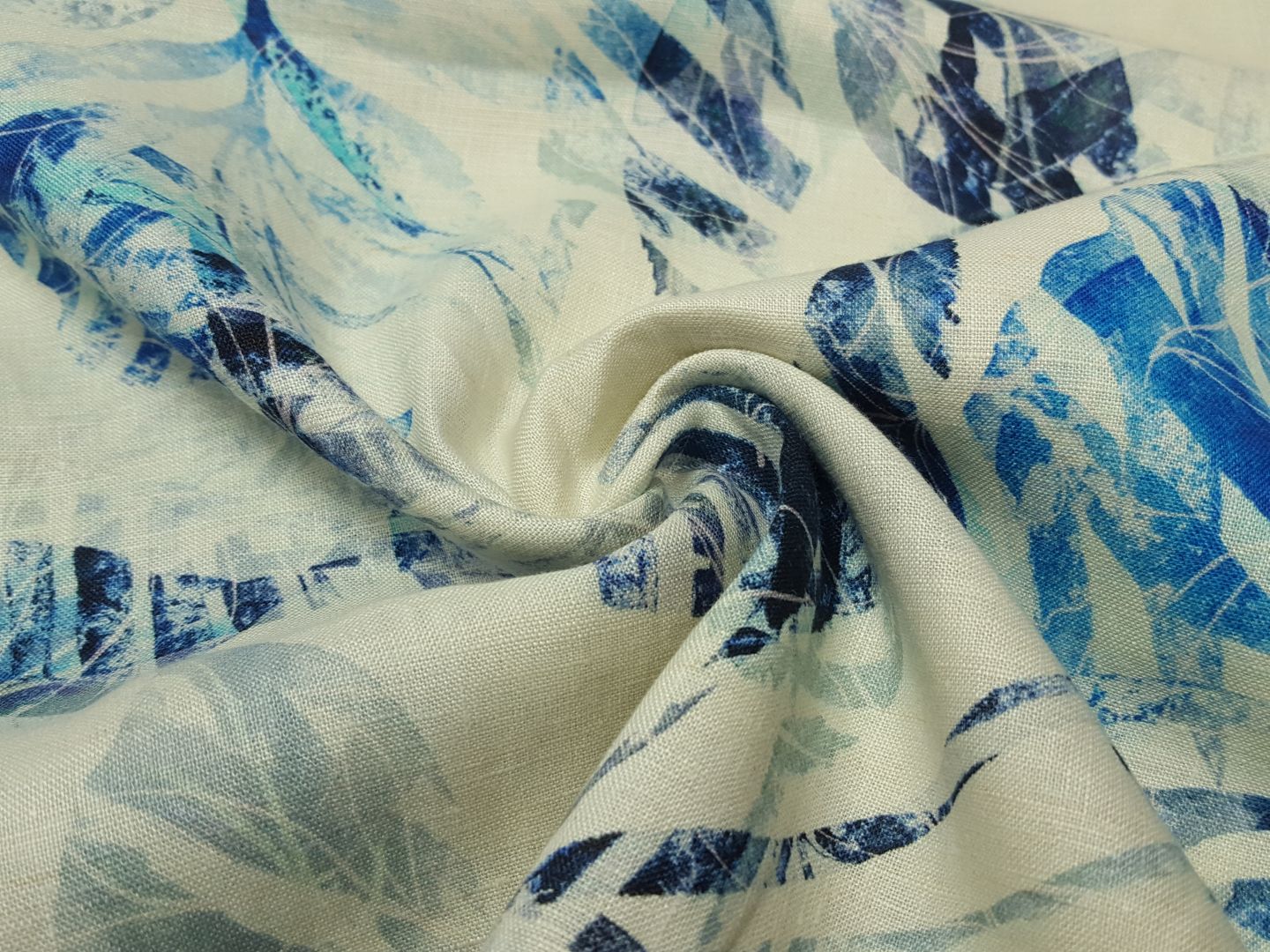 Tanja creme/royalblau/eisblau