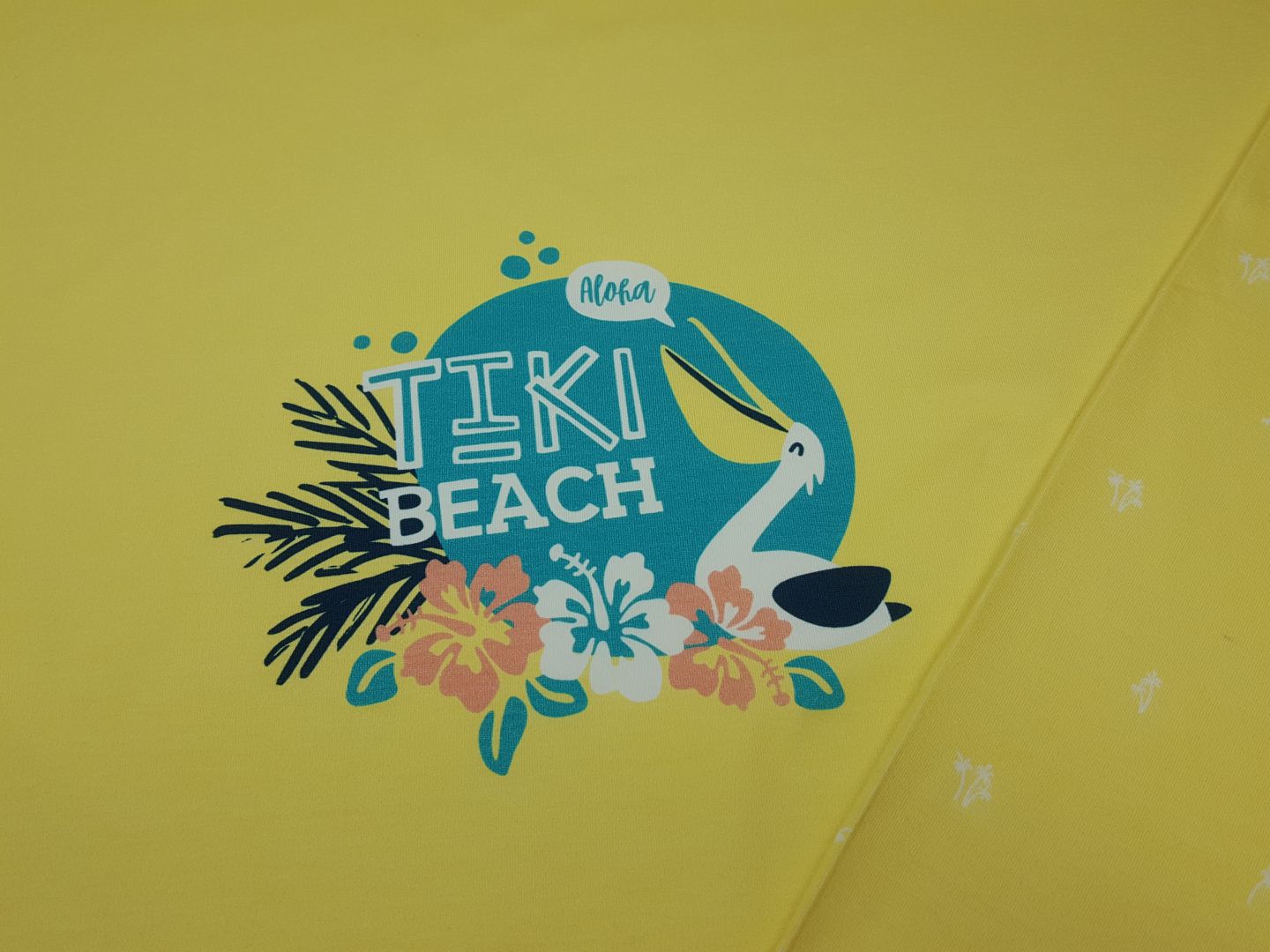 Tiki Beach Panels gelb/weiss