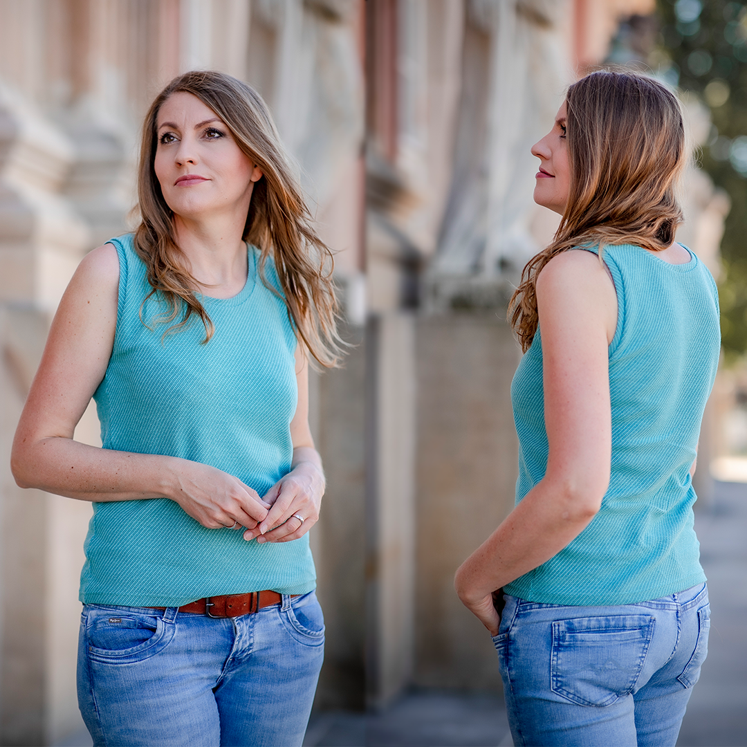 Papierschnittmuster Basic-Top Damen von Fadenkäfer
