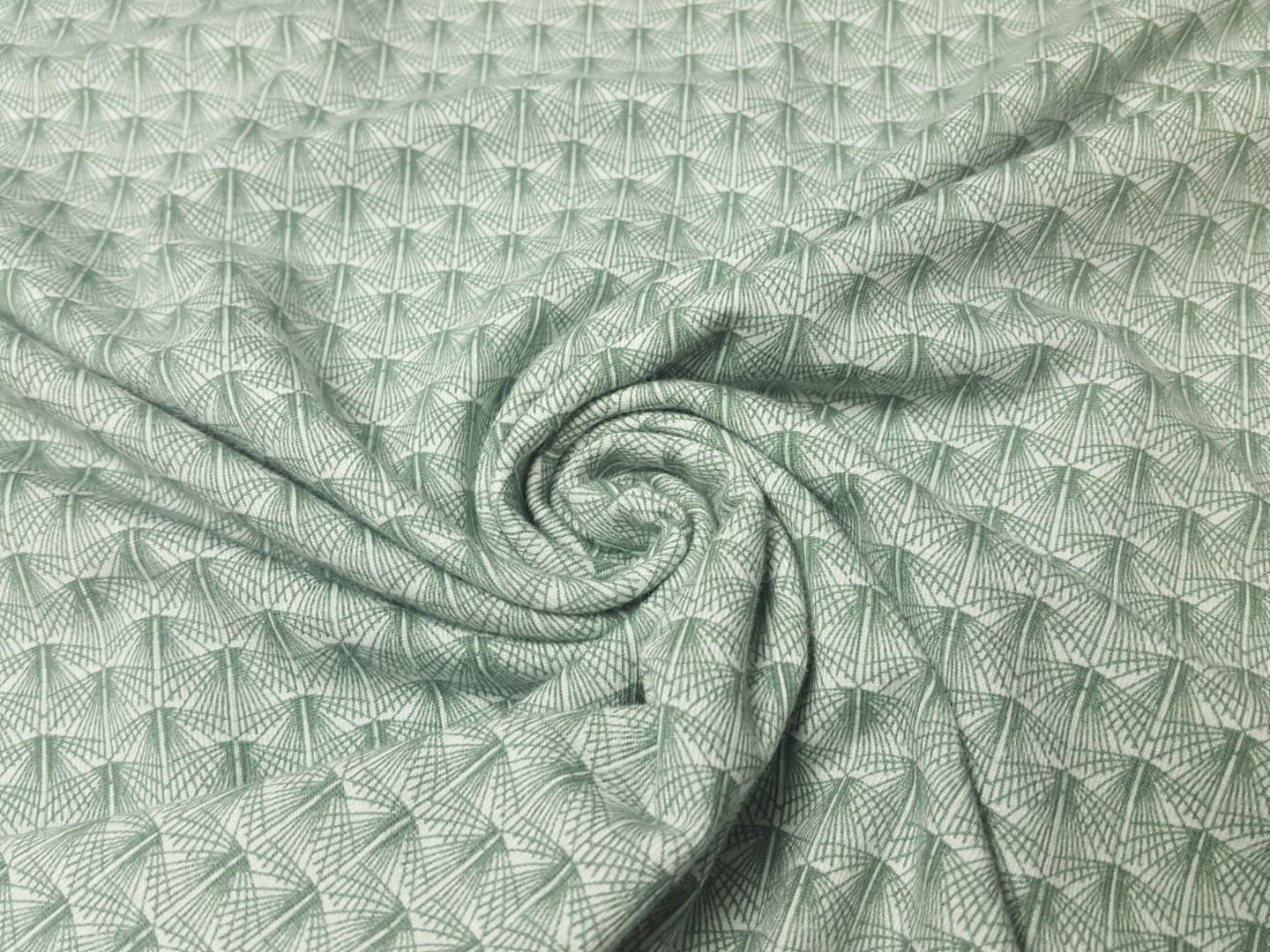 Umbrella dusty green/offwhite