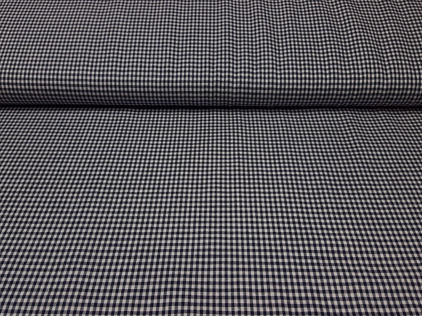 Vichy-Karo 2mm navy/weiss