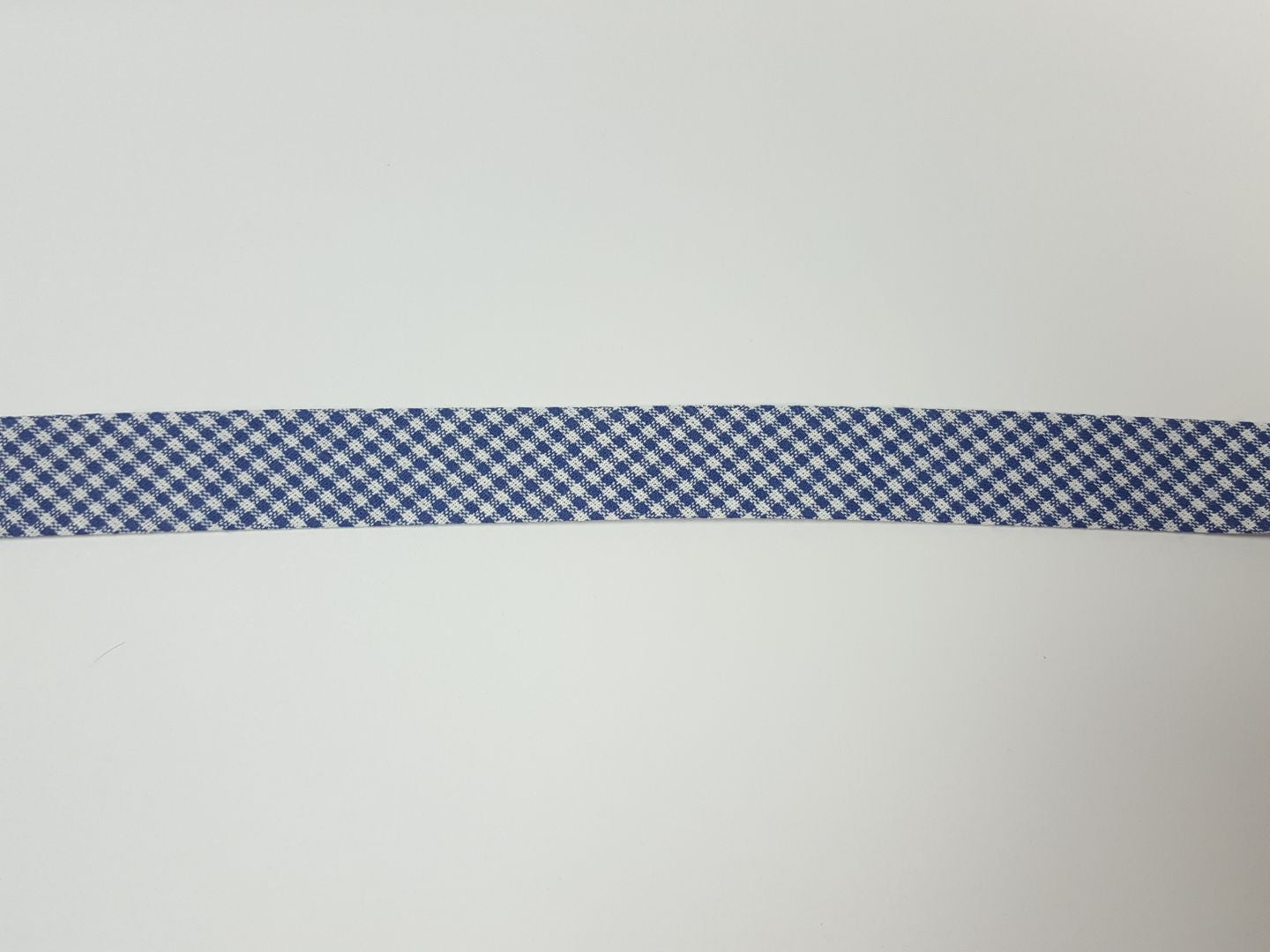 Vichy-Karo Schrägband marine/weiss