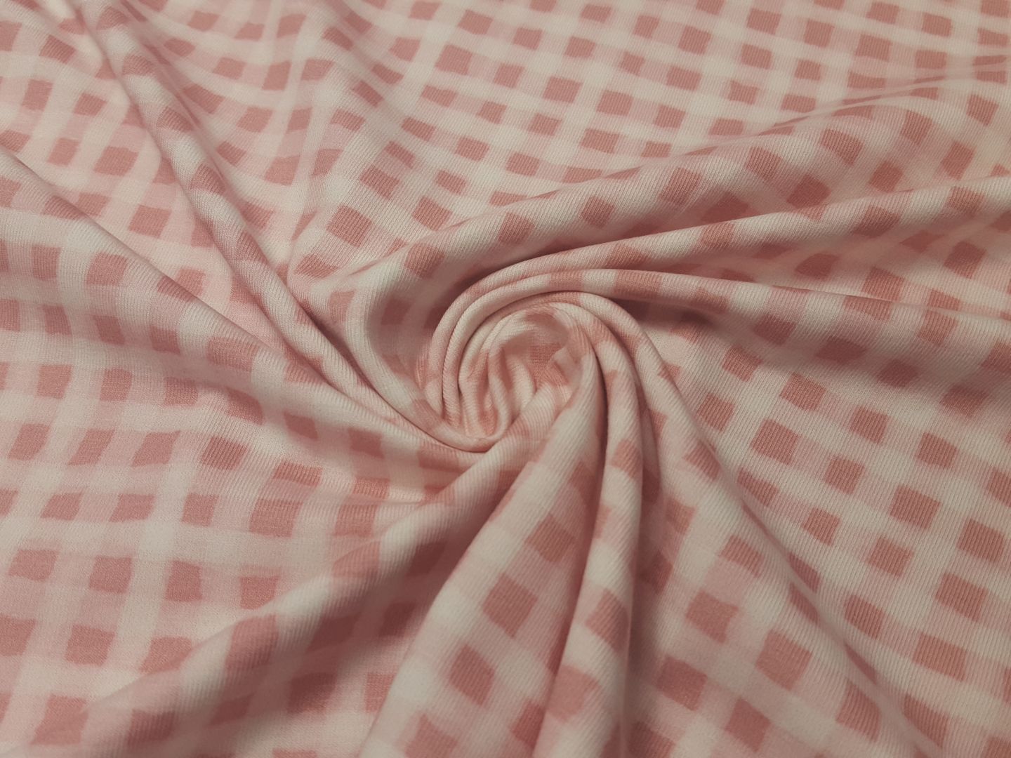 Watercolor Vichy rosa/altrosa/offwhite