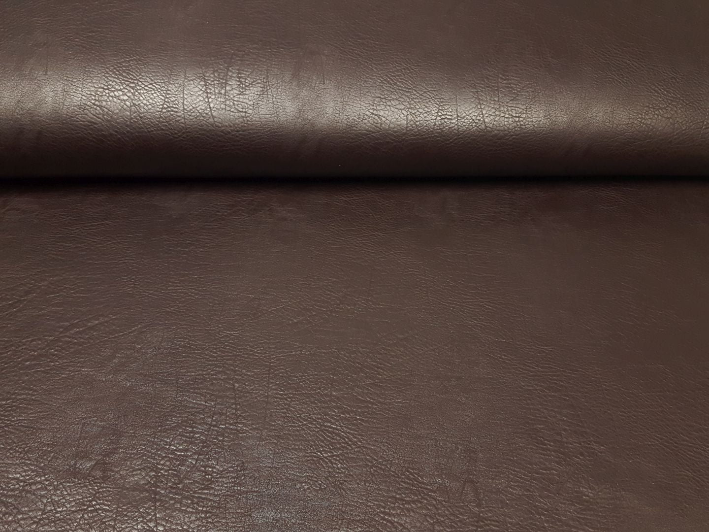 Vintage Kunstleder dunkelbraun