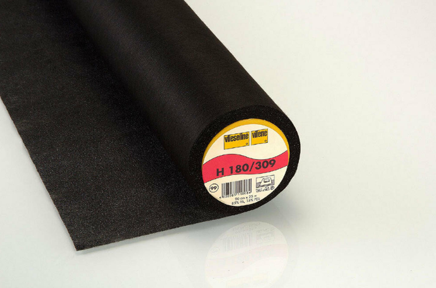 Vlieseline Bügeleinlage H180 schwarz
