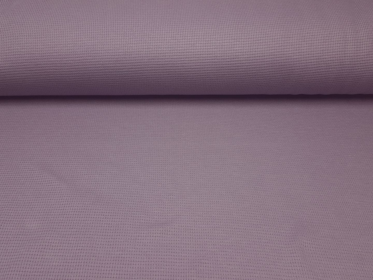 Einzelstück Waffeljersey lila