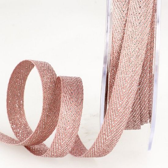 Webband Glitter 9mm altrosa