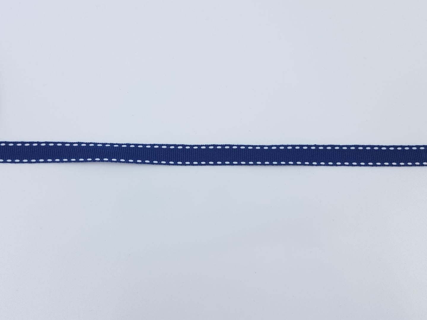 Webband Olivier marine/weiss