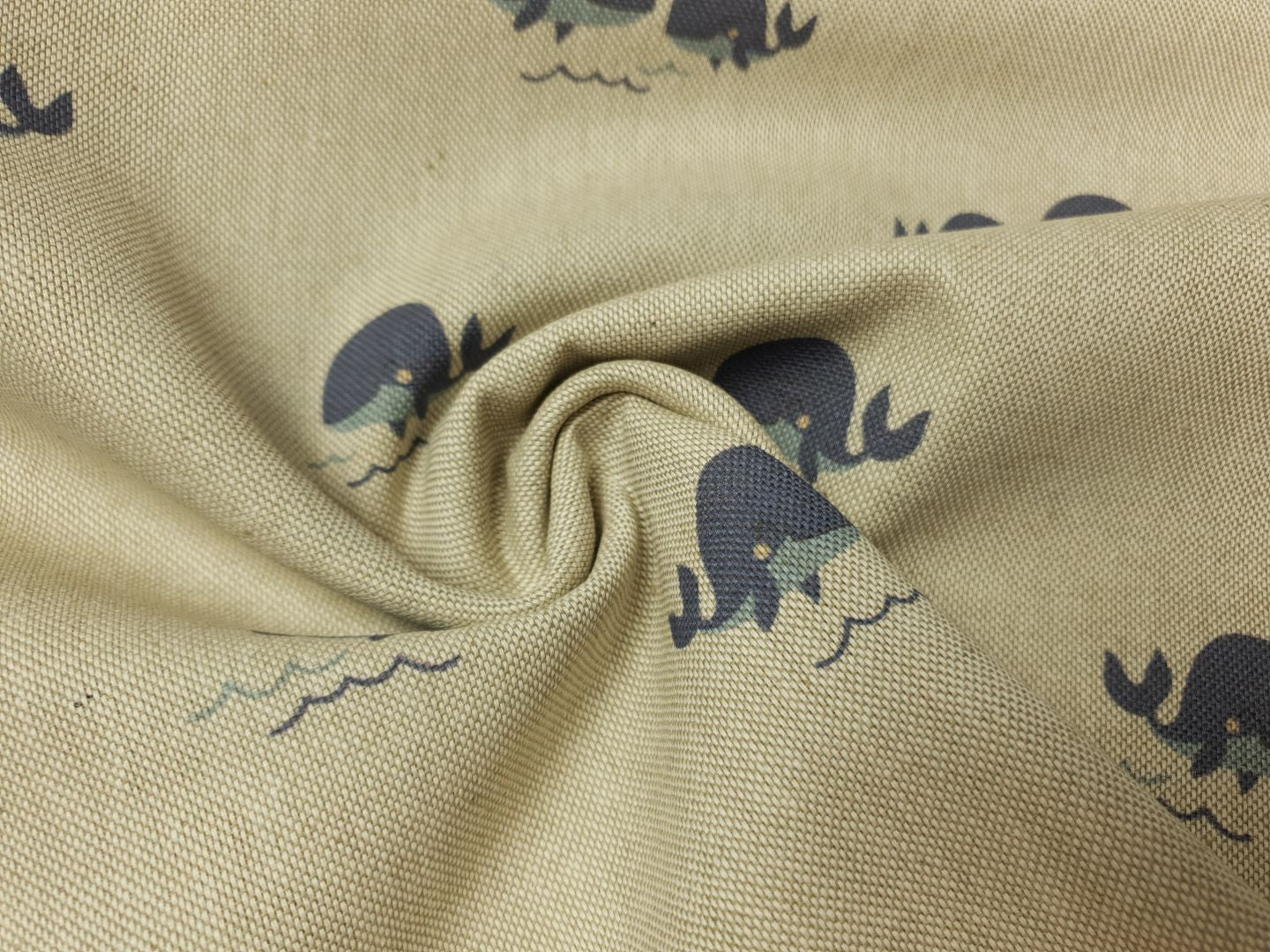 Whales beige/denim