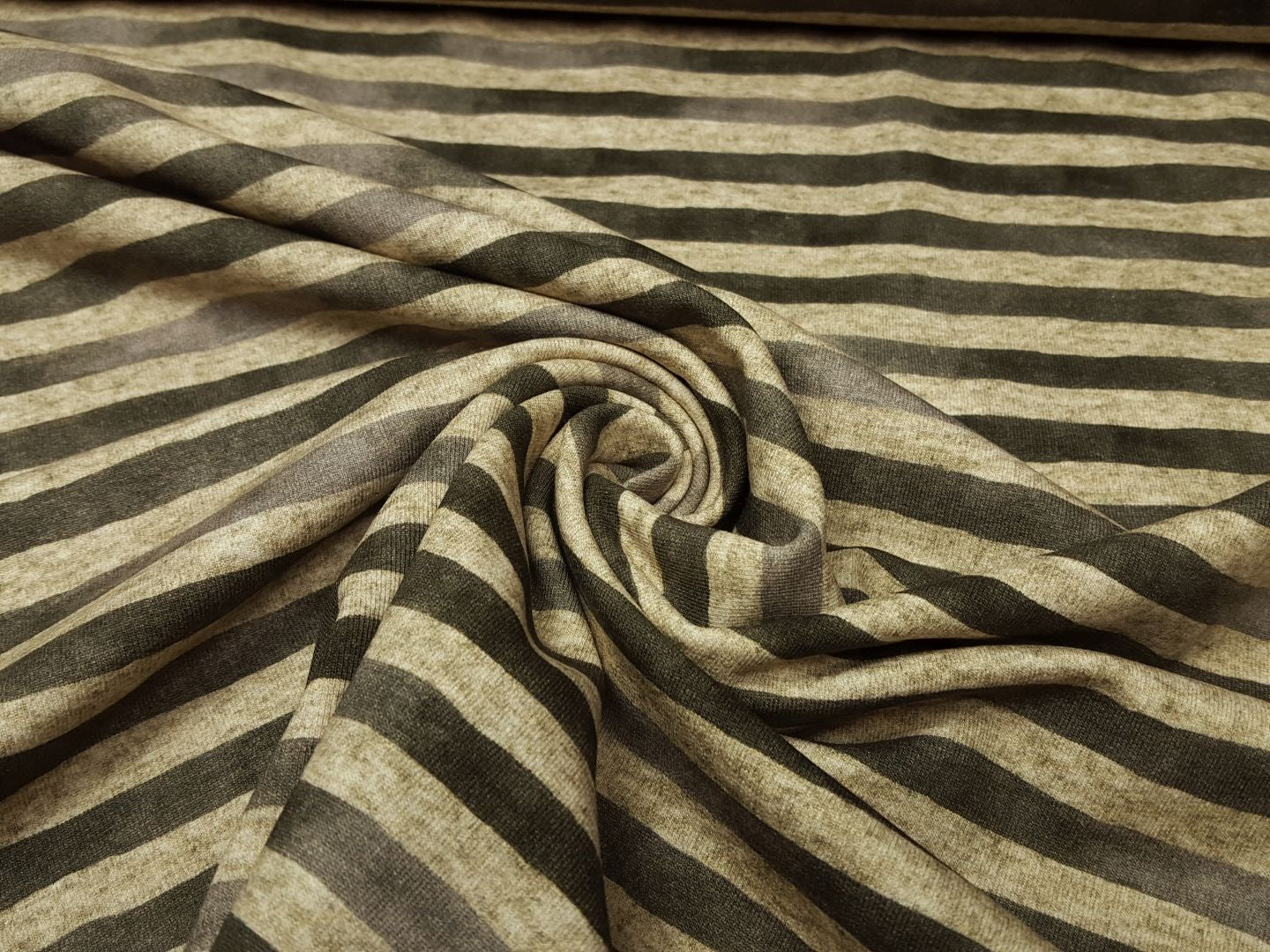 White Stripe beige meliert/schlamm