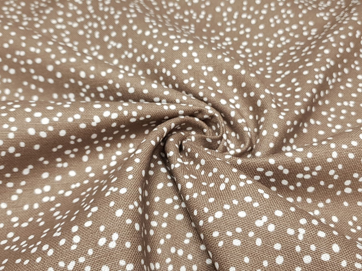 Wiebke Punkte taupe/weiss