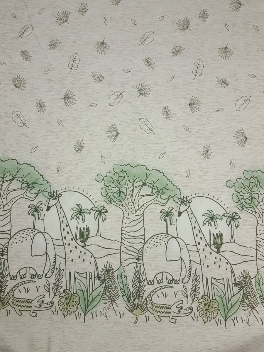 Wild Friends Bordüre beige melange/khaki