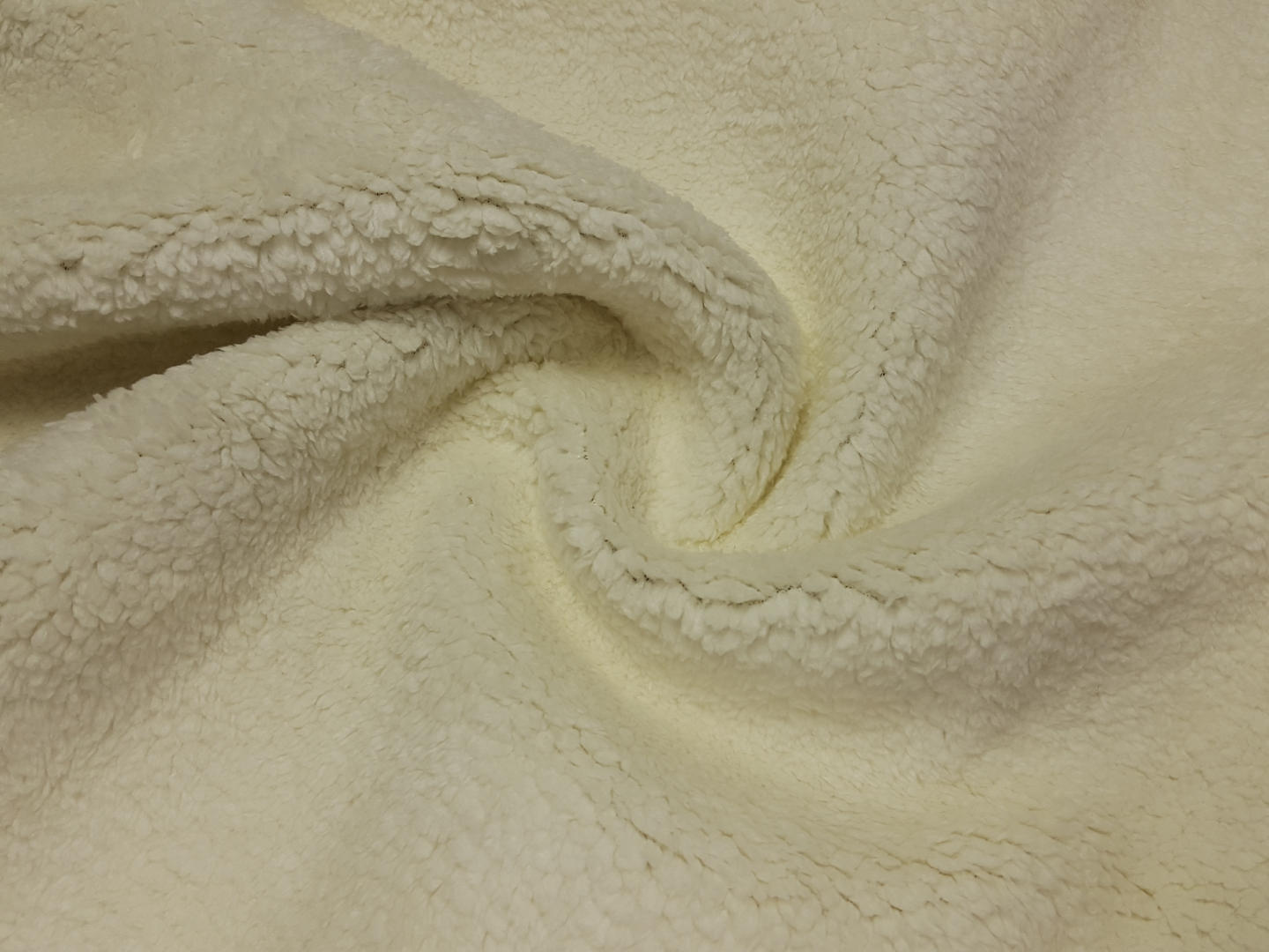 Wollstoff doubleface kariert olive/offwhite Rückseite