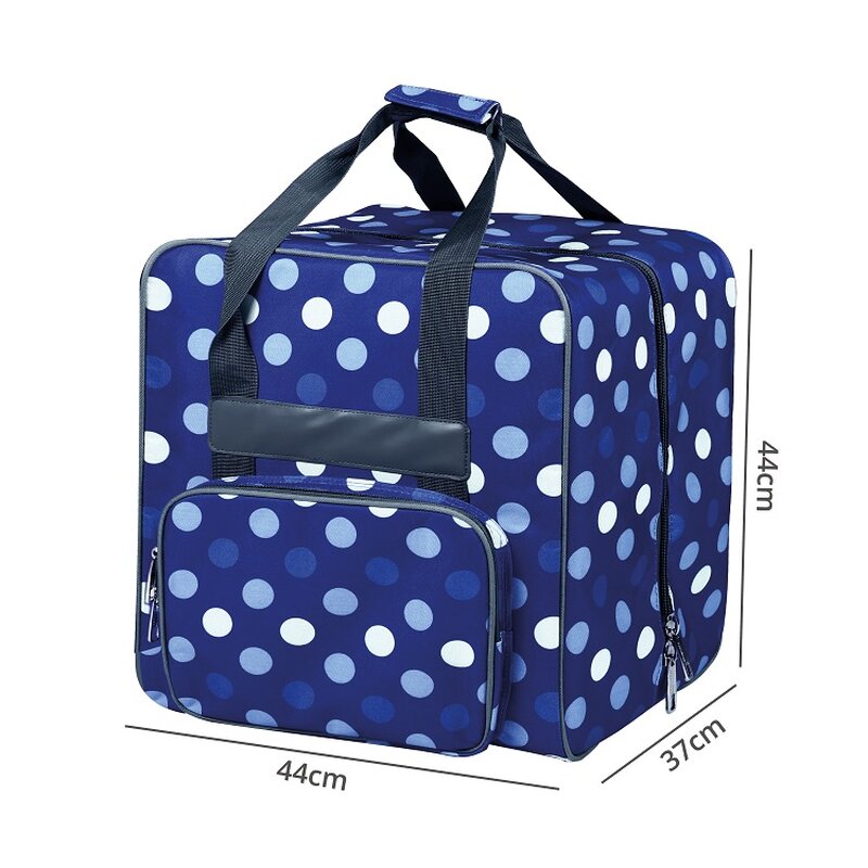 XL Overlockmaschinentasche mit Trolley blau