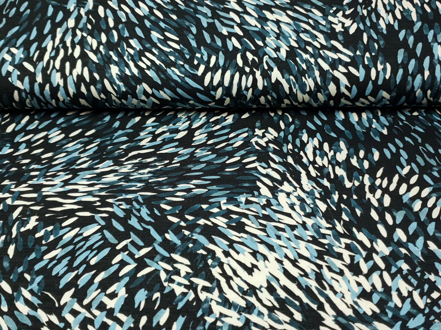 Yvonne schwarz/creme/stahlblau
