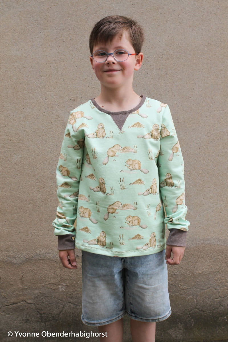 Pond Life by Christiane Zielinski mint/beige/grau