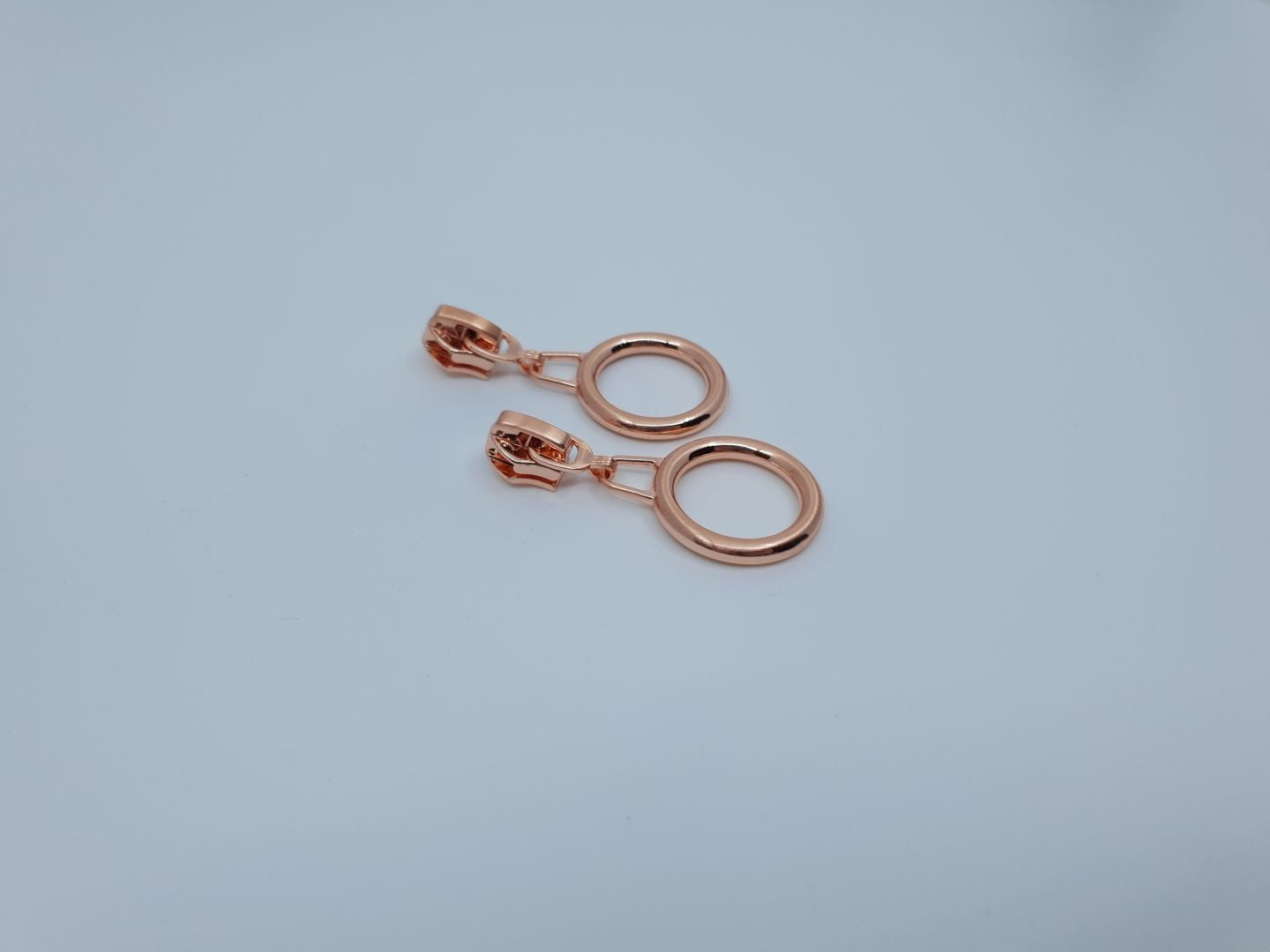 Zipper mit Ring Gr. 6.5mm rosegold