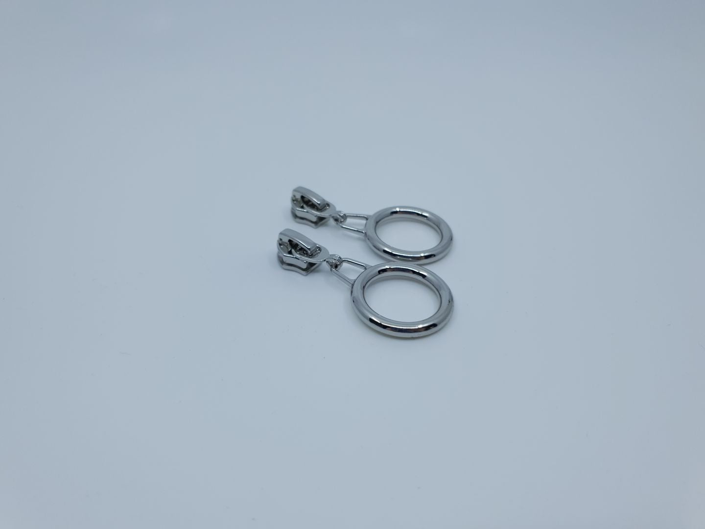 Zipper mit Ring Gr. 6.5mm silber