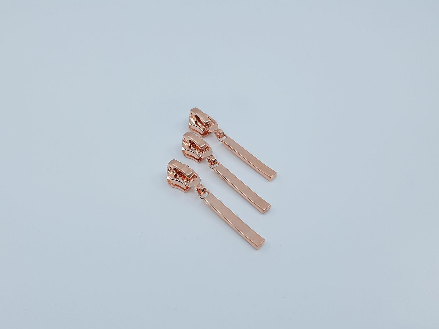 Zipper mit Stab Gr. 6.5mm rosegold