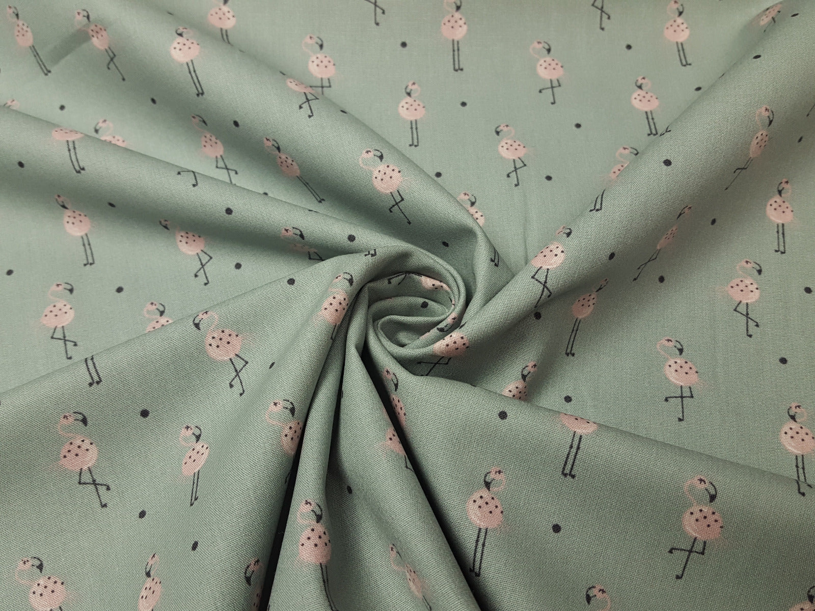 Flamingo dusty mint/rosa