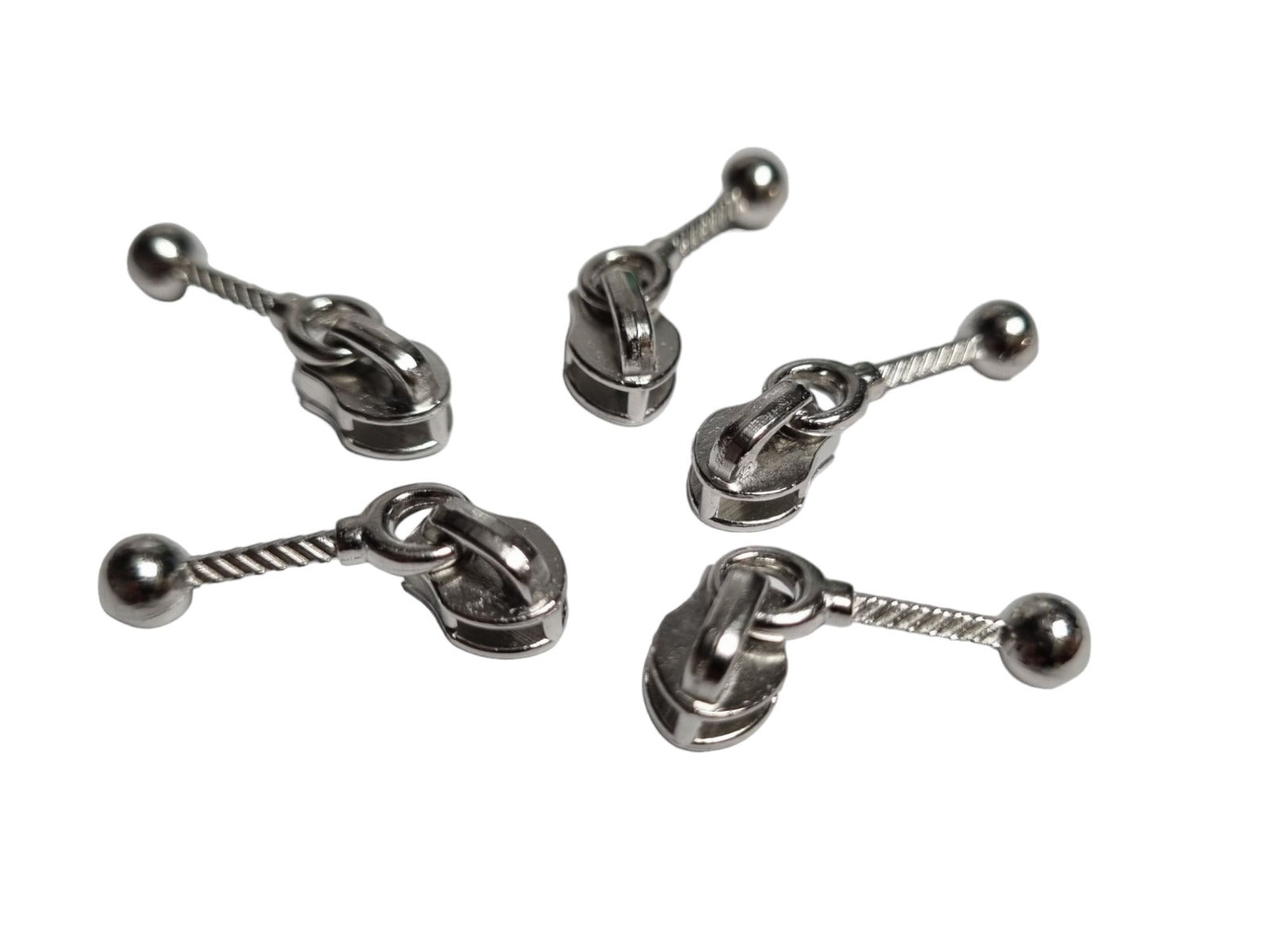 Zipper Kugelstab PREMIUM Gr.3 silber