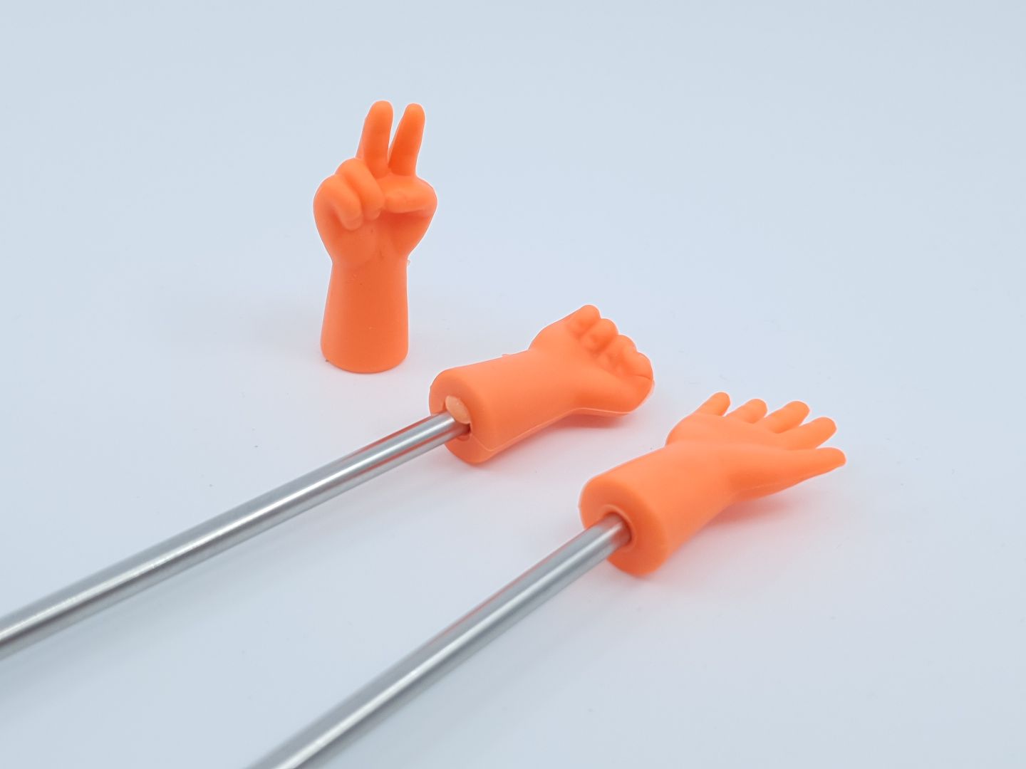 Nadelspitzenstopper Händchen orange