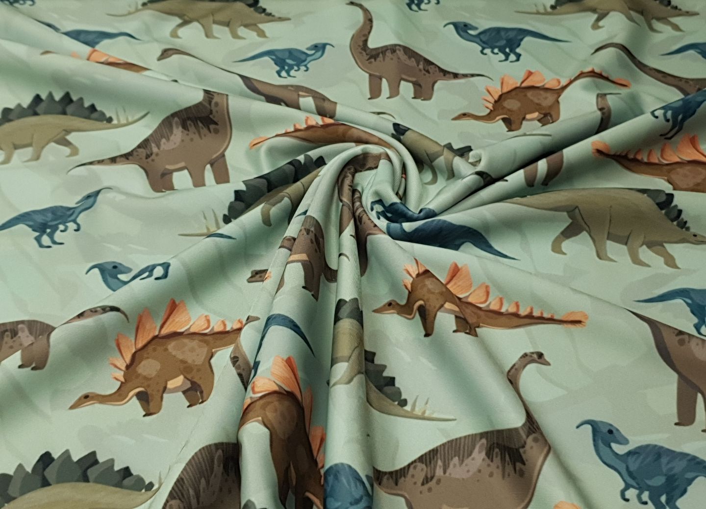 Bade und Sportlycra Dinos hellgrün/braun/blau