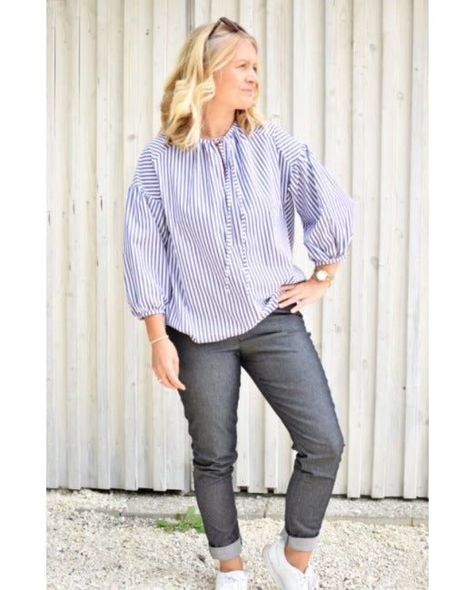 Pluderbluse Kari Damen, Ki-ba-doo Papierschnittmuster