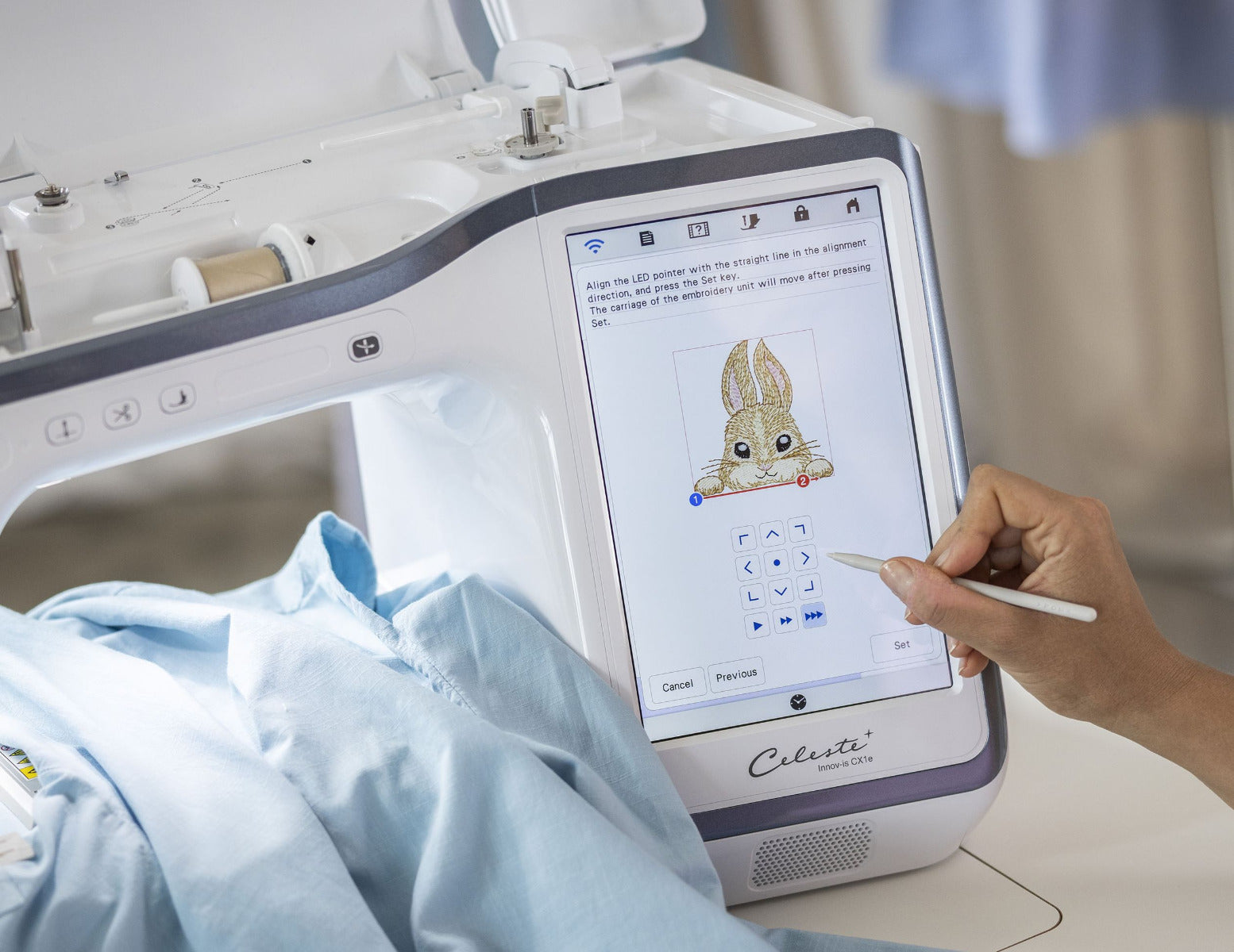 Brother Celeste Innov-is CX1e Stickmaschine