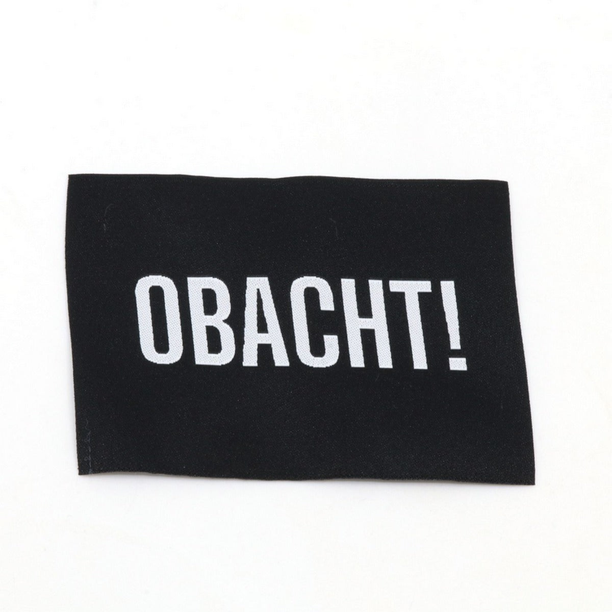 2er Set Webetikett XL - Obacht!