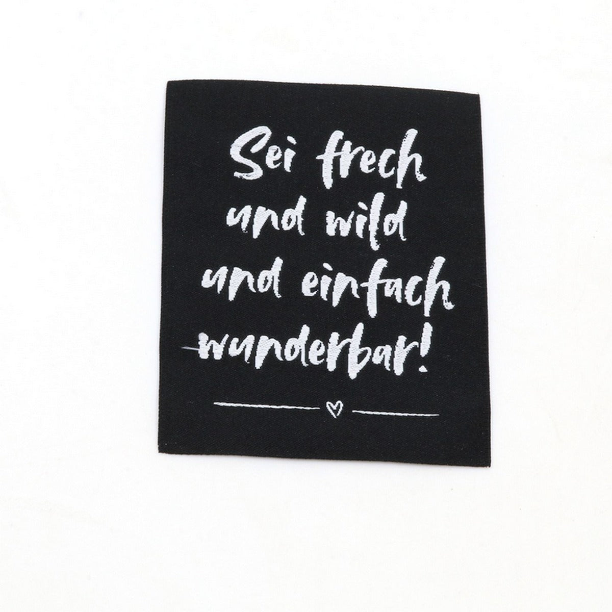 2er Set Webetikett XL - Sei frech