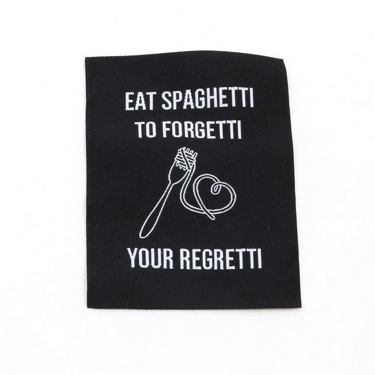2er Set Webetikett XL - Spaghetti
