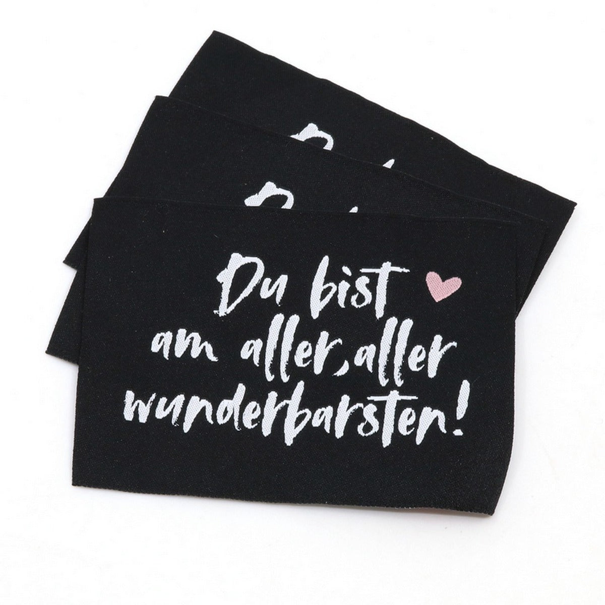 2er Set Webetikett XL - Wunderbarst