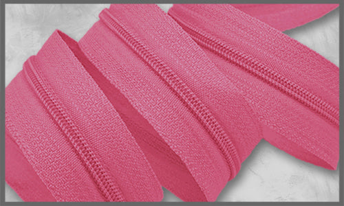 Reissverschluss pink
