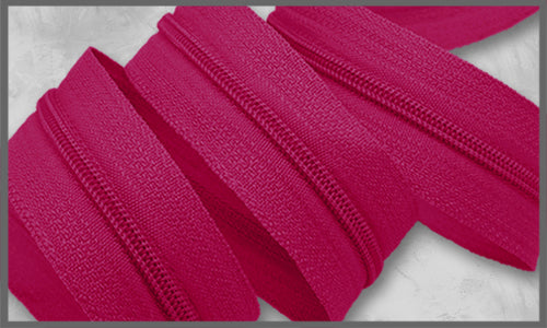 Reissverschluss magenta