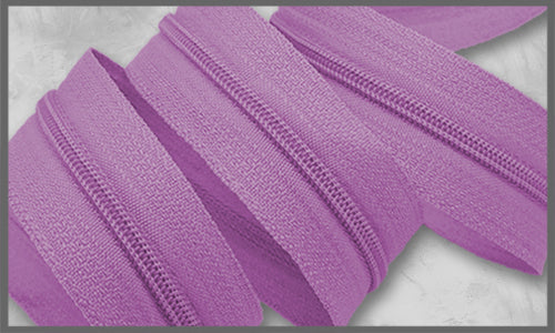 Reissverschluss violett