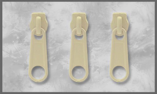 Zipper Gr. 3 perlweiss