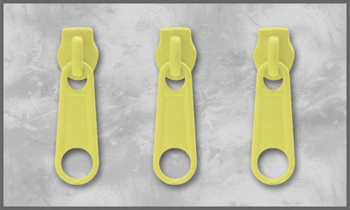 Zipper Gr. 3 pastellgelb