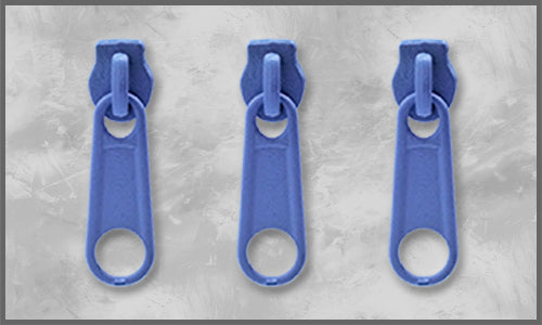Zipper Gr. 3 capriblau hell